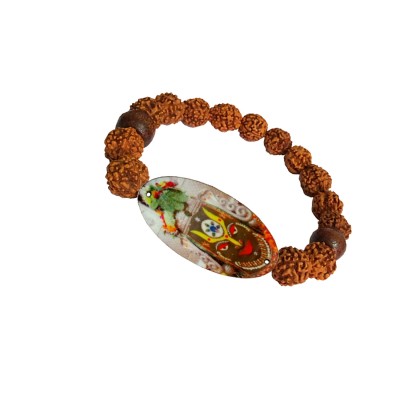 Shree Mahakal Shivling 5 Mukhi Rudraksha Bracelet